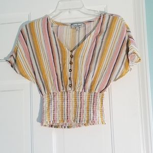 Ruched Trendy Top